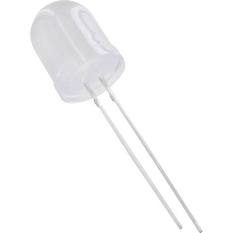 TRU COMPONENTS 1577414 LED bedrahtet Weiß Rund 10 mm 3250 mcd 50 ° 20 mA (1/2)