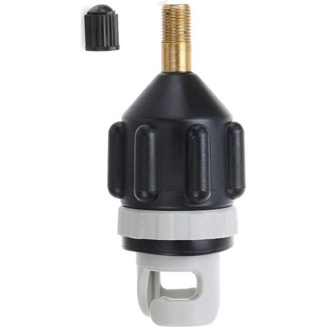 Adaptateur Pompe Convertisseur de Valve Gonflable Bateau à Rames Valve dair Accessoire Conventionnelle Standard Adaptateur de Pompe pour Kayak/Planche à Pagaie/Planche Surf/Canoë (1/5)