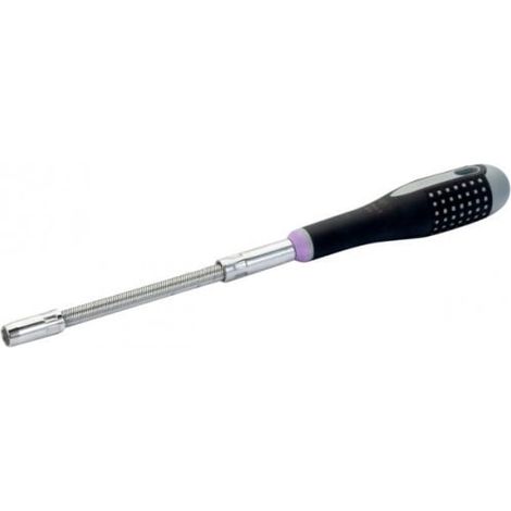 BAHCO - Tournevis à douille 6 pans ERGO™ à tige flexible avec poignée en caoutchouc 6-8 mm