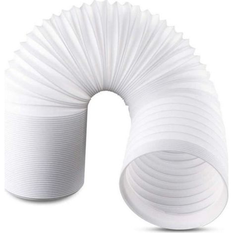 Tuyau D'échappement Flexible Pour Climatiseur Mobile - Diamètre 13 Cm - Longueur Extensible 2 M (1/4)