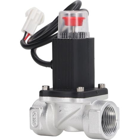 Vanne d'arrêt de gaz avec alarme de détection de fuites de gaz pour usage domestique, 90-240 V CA, 3000 ppm, prise UE