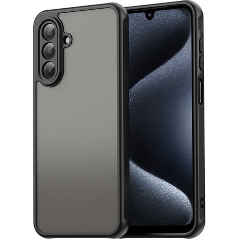 Funda mate para Samsung Galaxy A17 5G, acabado mate con marco negro. (1/5)