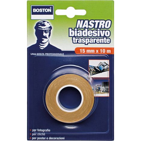 Ruban adhA sif double face Boston transparent ml 10x15 mm pour la fixation de photographies d&39affiche