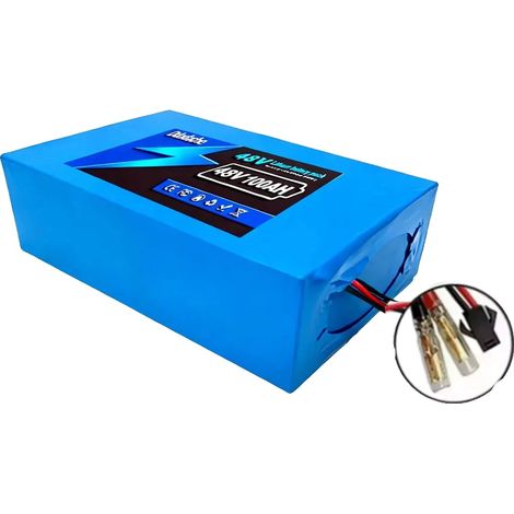 Pack de batterie lithium, capacité 100AH, design léger, Balle SM (1/2)