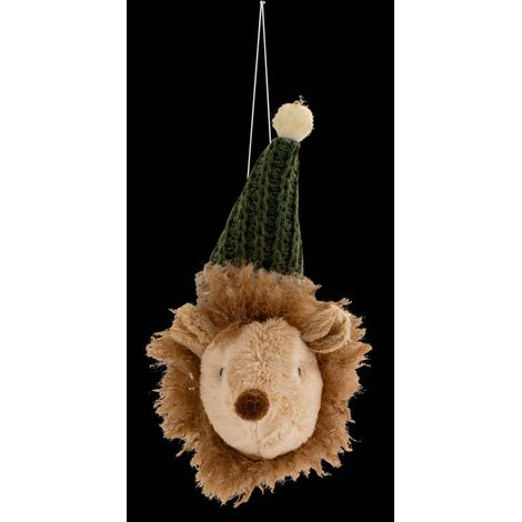 Testa di riccio in polistirolo h.15cm marrone - Feeric lights & christmas