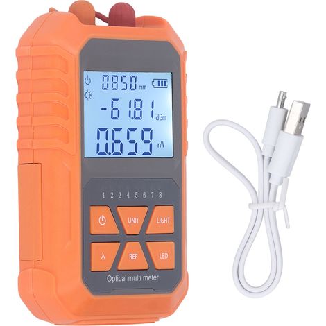 Localizzatore visivo di guasti da 5 km, misuratore di potenza ottica, tester portatile per cavi in fibra ottica VFL -70-6 dBm. (1/5)