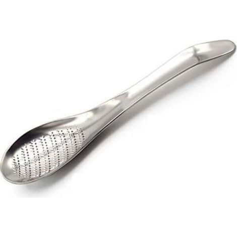 Ginger Grater, Practical Kitchen Ginger Wasabi Stainless Steel Garlic Grater Tool, Ginger Grater Spoon Lemon Cheese Grater Wasabi Ginger Gadget (1/5)