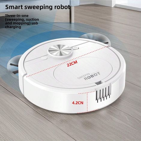 Robot balayeur rechargeable pour le nettoyage des sols de la maison, aspirateur tout-en-un 3 en 1 (1/5)