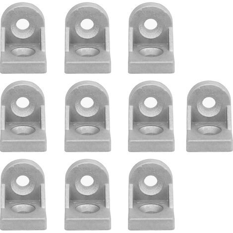 Ortviai Connecteur d’angle en aluminium pour profilés 40x40 mm – Lot de 10 pièces, montage rapide et résistant (1/4)