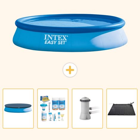 Intex Piscine Easy Set Ronde - 396x84 cm - 5-pièces SCB4 (1/5)