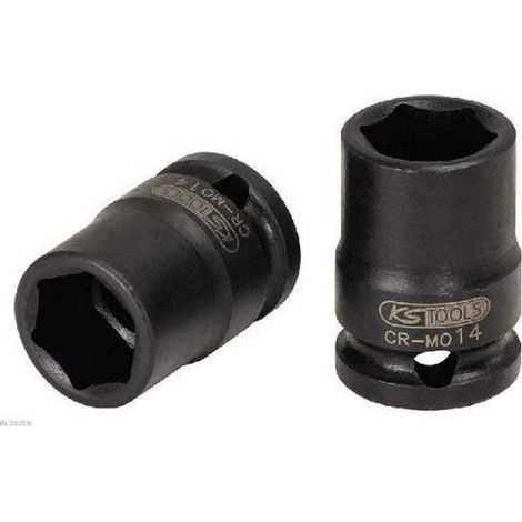 KS Tools 515.1517 3/8" Bussola esagonale p.avvitatori ad impulsi,corta,17mm