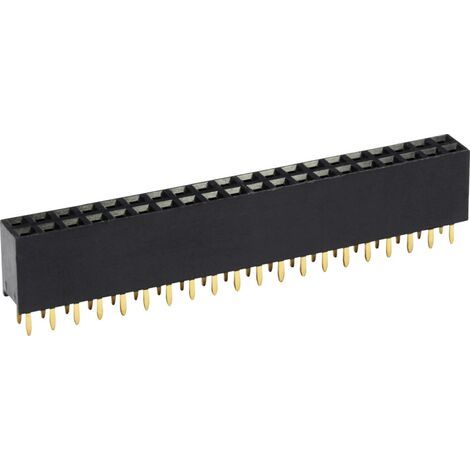 econ connect Barrette femelle (standard) Nbr de rangées: 2 Nombre de pôles par rangée: 20 BLG2X20 1 pc(s) W055671 (1/4)