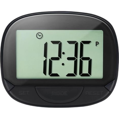 Podomètre 2D Grand Écran Multifonction, Aucun Podomètre Bluetooth Requis for Les Exercices en Plein Air Lecture Précise (1/5)