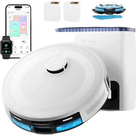 Robotersauger, 6000Pa Saugkraft, LiDAR-Navigation, M2L PLUS (1/2)