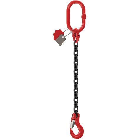DOLEZYCH Kettengehänge 1-strängig Tragfähigkeit 2000 kgL1000xS8mm (1/2)