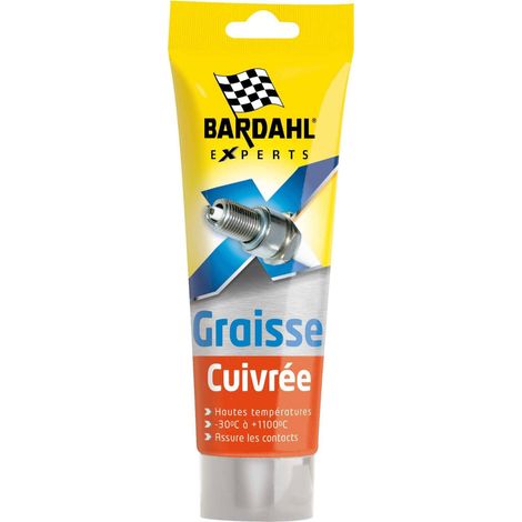 Graisse cuivre haute temperature bardahl, tube 150g