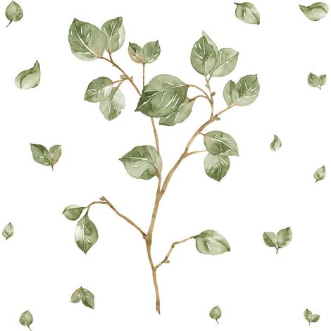 Stickers - Feuilles De Tigre - Hauteur 92.71 cm (1/3)