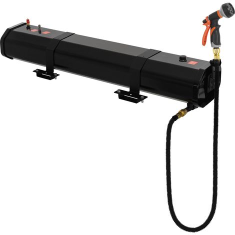 ML-Design Douche Solaire de Camping 30 L pour Toit de Voiture, Réservoir d’Eau Portable pour Voyage avec Pompe Électrique et Pommeau, Système à Pression, Adaptée à SUV, 4x4 et Overlanding Extérieur