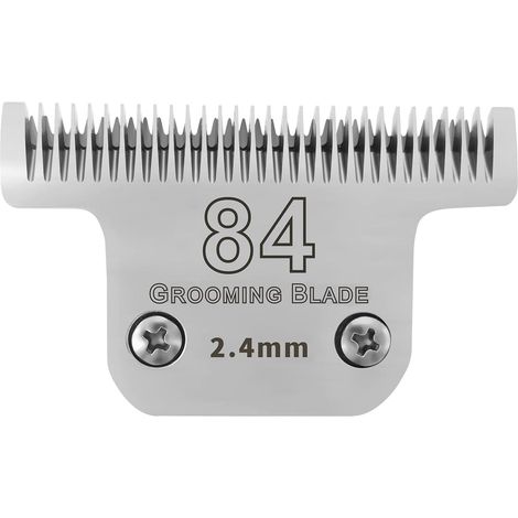 T84 Lame de Rechange pour toilettage de Chiens,Compatible avec Les séries Heiniger/Moser Max45/Andis/Oster A5 Tondeuse pour Chien,Taille T84 3/32" (2.4mm) Longueur de Coupe (1/5)