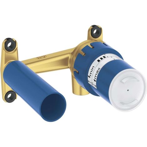 Corps encastré 1/2' pour mitigeur Joystick 23429000 – Montage 2 trous – Laiton – Finition chrome – GROHE FeatherControl (1/6)