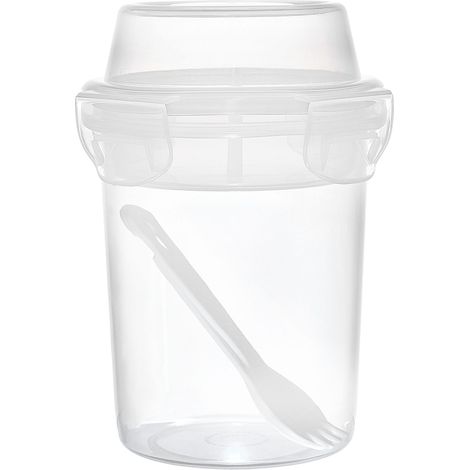 Lunch Box - COOK CONCEPT - Double Compartiment - Transparent - 44cl (1/2)