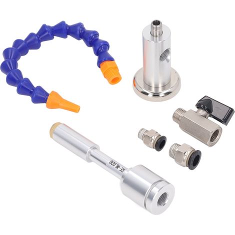 Pistolet de refroidissement à sec et à Air froid, ensemble de 6 pièces, 7 bars, 520BTU, Tube Vortex Flexible en alliage d'aluminium