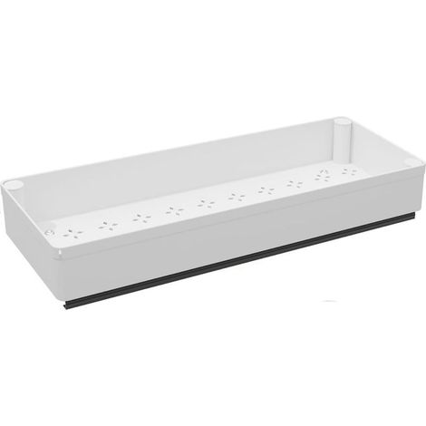 Organiseur de tiroir de cuisine extensible, 40 x 13,5 x 7 cm, organiseur de tiroir télescopique en ABS