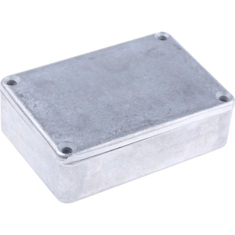 Boîtier RS PRO en Fonte d'aluminium, 79.9 x 54.9 x 25.5mm, Argent IP66, Blindé ( Prix pour 1 )
