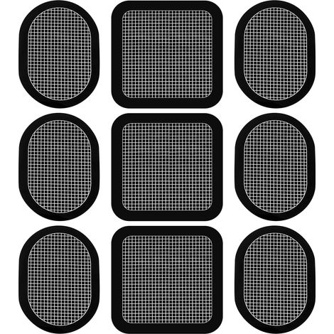 9 Pièces Électrode de Ceinture,Compatible avec Series, Replacement Pads Électrode de Rechange pour Ceintures Musculation Abdominales (1/5)