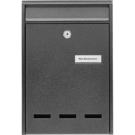 Burg Wächter 61000 POCKET 5871 E Boîte aux lettres acier fer avec serrure à clé C306162 (1/5)