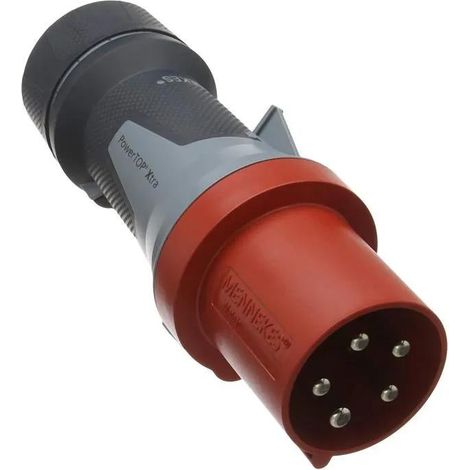 mennekes PowerTOP Xtra 6h presa 63A 400V argento
