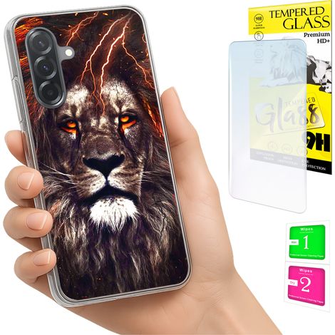 Custodia per Samsung Galaxy A36 / A56, cover fotografica, cover posteriore + vetro 9H (1/5)