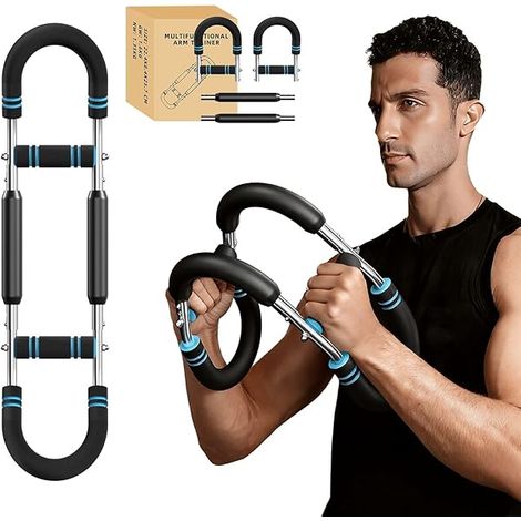 Twister Arm Trainer - Adjustable Resistance 40-140 Lbs - Chest Forearm Exercise Device - Portable Detachable Design - 1 Unit (1/3)