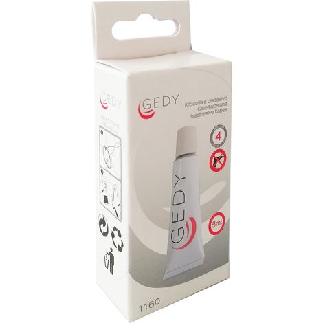 Kit colla 20 ml + biadesivo per 8 placche gedy 000011600000000 (1/3)