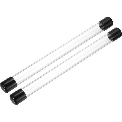 2 Pièces Tuyau Rigide Transparent 305mm/12 Pouces De Longueur (1/5)