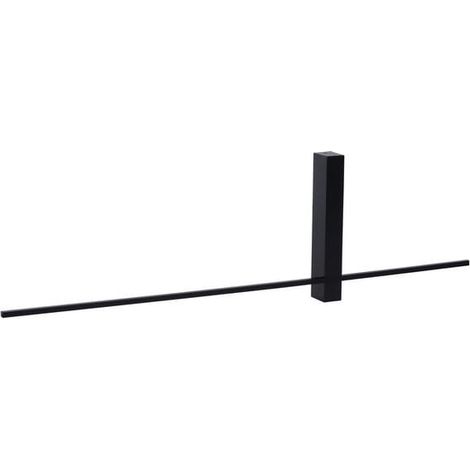 Applique Lucide Segin nera alluminio LED 6W 2700K IP20 (1/4)
