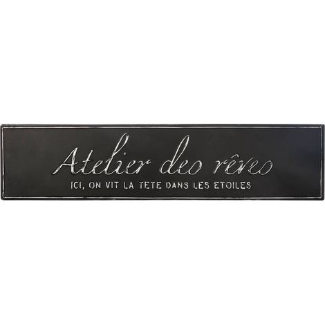 Wanddekoration - Metall - 78x18 cm (1/3)