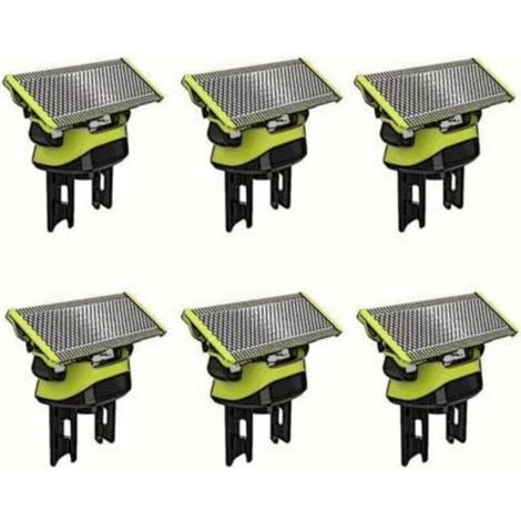 Pr Replacement Blades, Blades Applicable to OneBlade, for OneBlade Electric Shaver/Trimmer, Robust Stainless Steel, Trimming, Styling and Shaving, Pack of 6 (1/4)