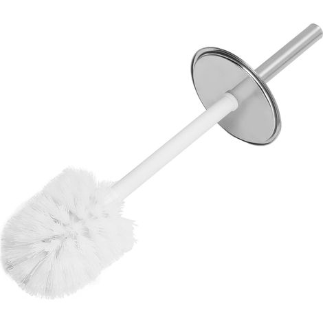 Set di spazzole per WC resistenti, 37 x 9,4 cm, con supporto per spazzolino da bagno e WC.