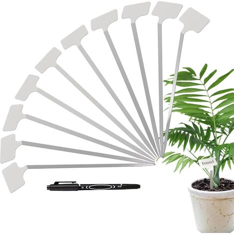 für Pflanzen 10 Stück Blumenetiketten aus Edelstahl Schilder