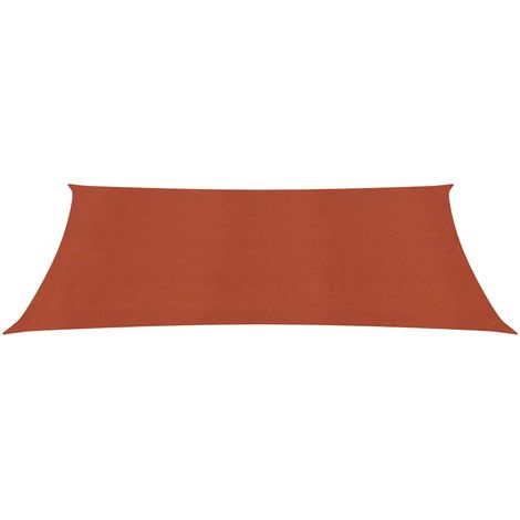 Voile d'ombrage, Protection Solaire, pour Jardin Terrasse Extérieur, 160 g/m² Terre cuite 2x4 m PEHD OIB6299E (1/5)
