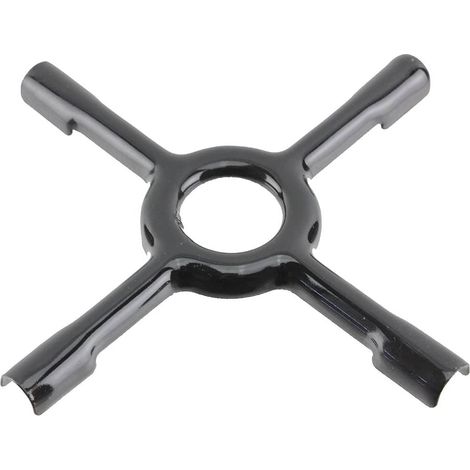 Soporte para hornillo de gas universal ceramica 13 cm Negro (1/5)