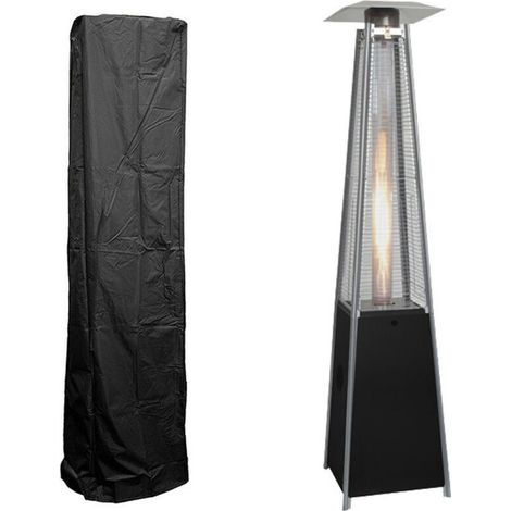 Housse Pour Parasol Chauffant(221x53x61cm), Oxford 210d Couverture De Chauffe-Patio De Terrasse Imperméables Couverture Anti-Déchirure Anti-Neige Résistant Au Vent (1/5)