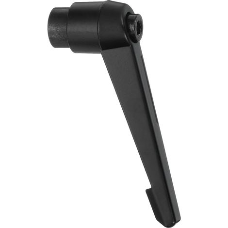 1 - Poignée De Serrage - Levier Réglable - Filetage M12 - Mécanisme à Cliquet Rapide - Pour Machines-Outils Et Équipements Industriels - Noir - 9,5cm (1/5)