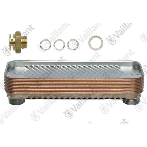VAILLANT Intercambiador de calor ACS VCW 194 XE-C u.w. Vaillant-Nr. , 064947