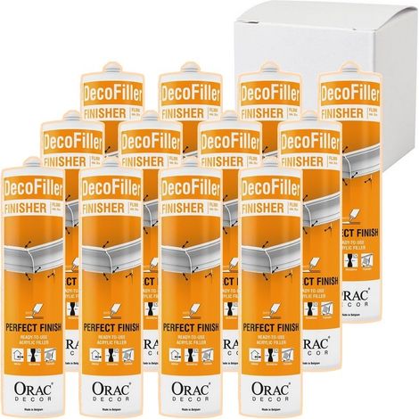 DecoFiller ORAC enduit léger joint de finition entre moulure 310 ml (carton x12) (1/2)