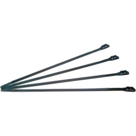 Lot de 15 Serre-câbles Noir 360 x 9 mm