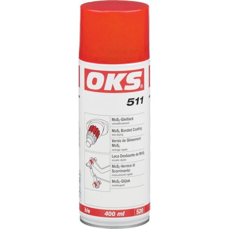 Barniz lubrificante MoS2 OKS 511, Bomba 400 ml (por 12)