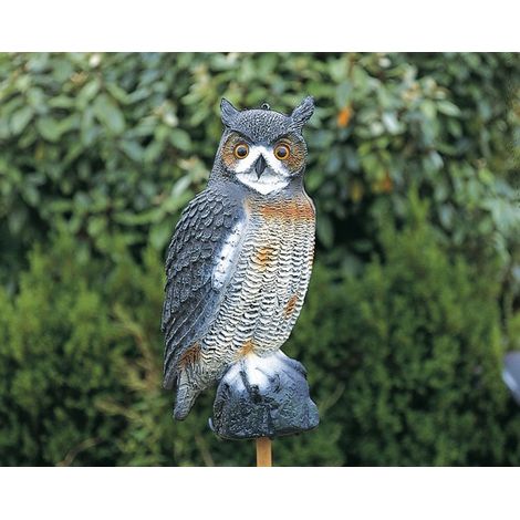 Ubbink Decoración de jardín en forma de gran búho 403659