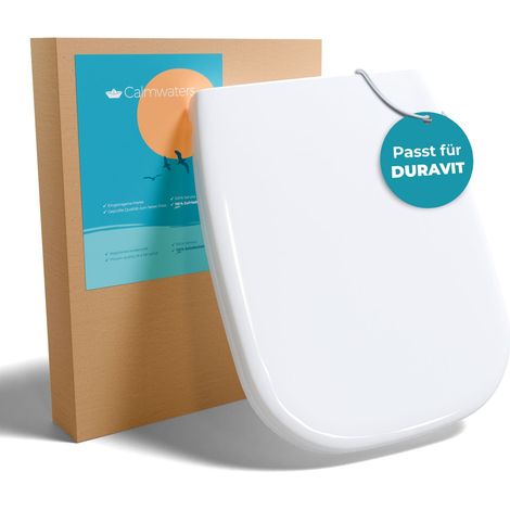 Calmwaters WC Sitz für Duravit D-Code 220909, D-Code rimless 253509, 257009 (1/5)